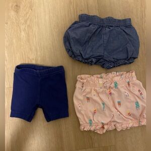 Bundle infant shorts